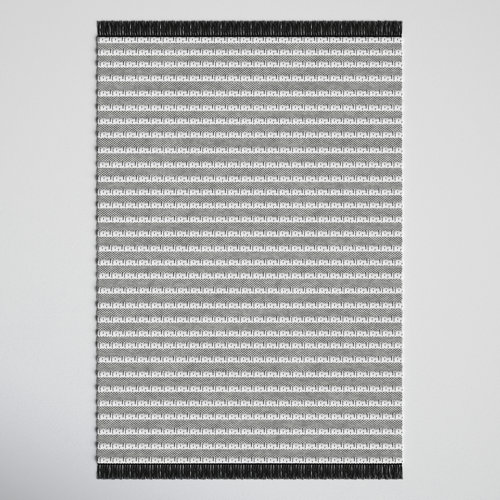 Lorenzo Handmade Black/Gray Indoor/Outdoor Rug Joss & Main